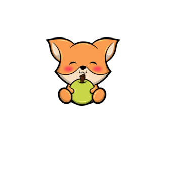 Baby Fox minta fehér pólón