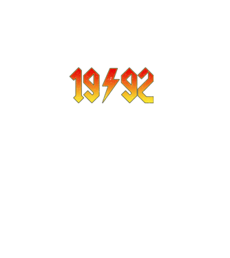 1992 Február megszületik egy legenda minta fekete pólón