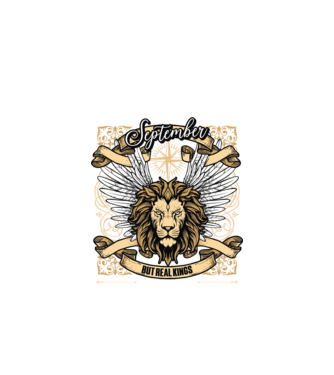 KINGS ARE BORN 1985 - SZEPTEMBER minta fehér pólón