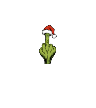Szeretem a karácsonyi páros pólókat, de én nem Grinch Fekete pólóra minta homokszín pólón