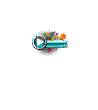 Play Button Design minta szürke pólón