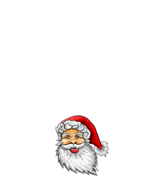 santa-claus minta zöld pólón