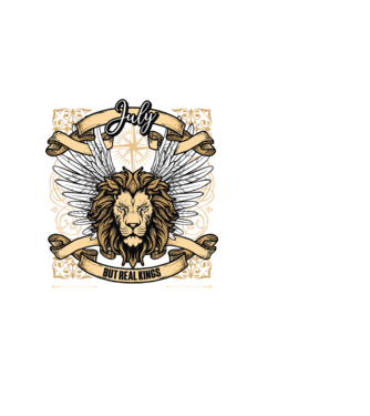 KINGS ARE BORN 1995 - JÚLIUS minta fekete pólón
