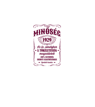 Prémium minőség 1929 minta dusty pink pólón