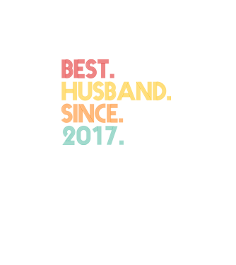 best husband since 2017 retro minta türkiz pólón