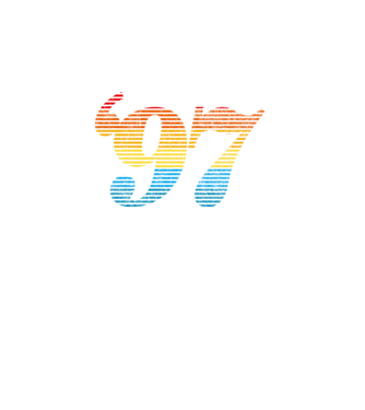 Retro születésnap 1997 minta türkiz pólón