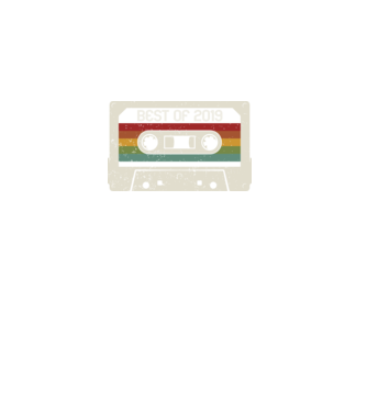 retro tape 2019 vintage minta almazöld pólón