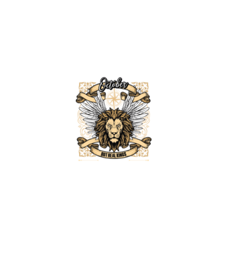 KINGS ARE BORN 1995 - OKTÓBER minta fekete pólón