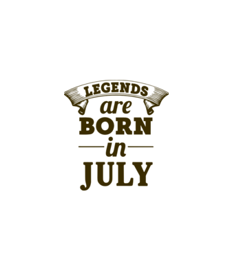 Legends are born in - July minta piros pólón