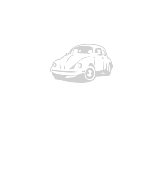 vw bogár minta farmerkék pólón