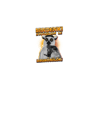 Mindenki nyugodjon le, megnősülök minta fekete pólón