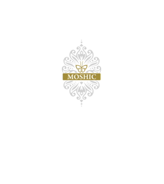 Moshic Design minta fehér pólón