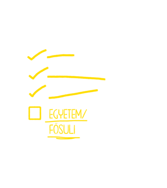 Oktatás checklist Gimi - fekete alap minta fekete pólón