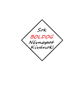 Névnap minta neonsárga pólón