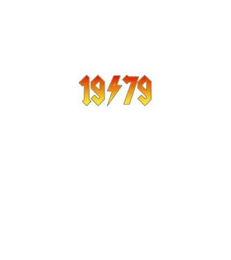 Rock születésnap 1979 December minta türkiz pólón