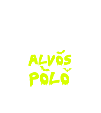Alvós póló minta fekete pólón