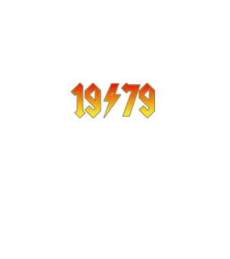 Rock születésnap 1979 Május minta fekete pólón