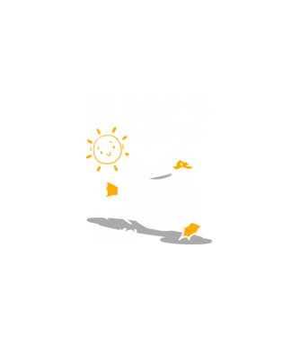 Ne baszd el a napom kacsa minta fekete pólón