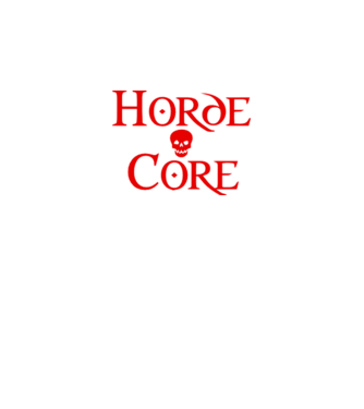 Horde Core.eps minta neonzöld pólón