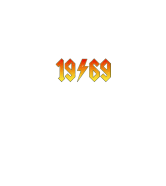 Rock születésnap 1969 Január minta fekete pólón