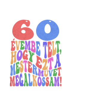 Mestermű megalkotása 60 minta fekete pólón