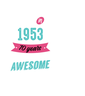 MADE IN 1953 minta fekete pólón