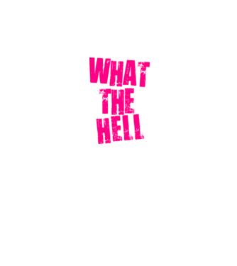 What the hell minta fekete pólón