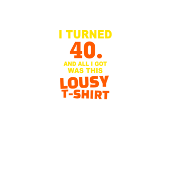Lousy T-shirt 40 minta fekete pólón