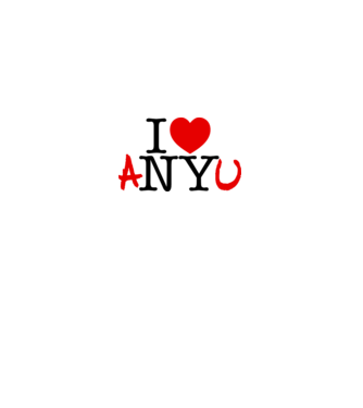 I Love NY anyu minta fehér pólón