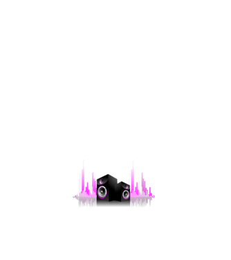 Music Design - SoundWave minta fehér pólón