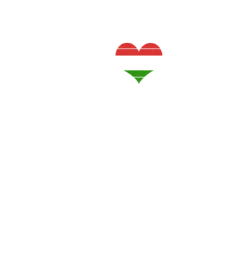 i love mo minta farmerkék pólón