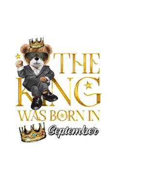 The king was born int SEPTEMBER minta fehér pólón