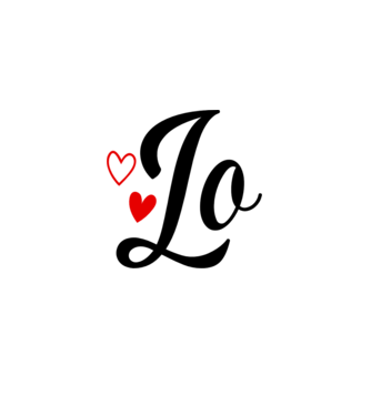LOVE páros minta fehér pólón