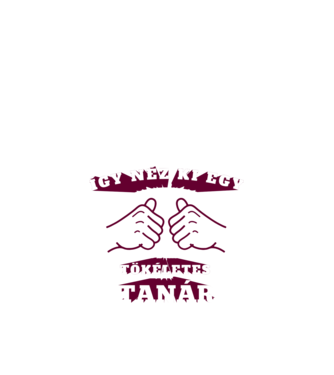Így néz ki egy tökéletes TANÁR minta fekete pólón