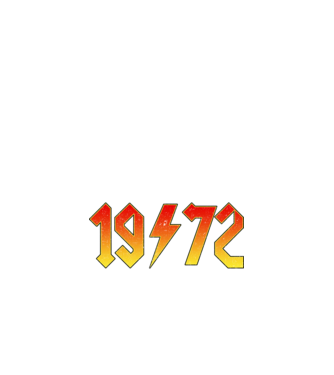 1972 Március megszületik egy legenda minta fekete pólón