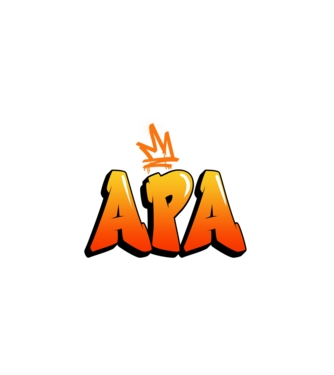 Graffiti apa  minta fehér pólón