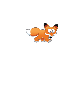 Fox minta fehér pólón