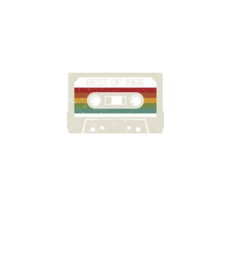 retro tape 1966 vintage minta fekete pólón