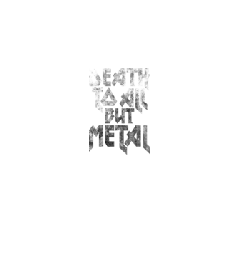 Death but metal minta farmerkék pólón