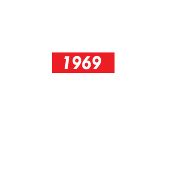 Supreme szülinap 1969 minta fehér pólón