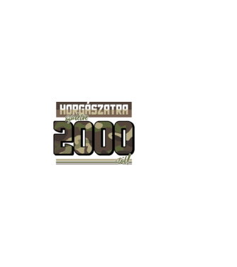 Horgászatra születve - 2000 minta sötétkék pólón
