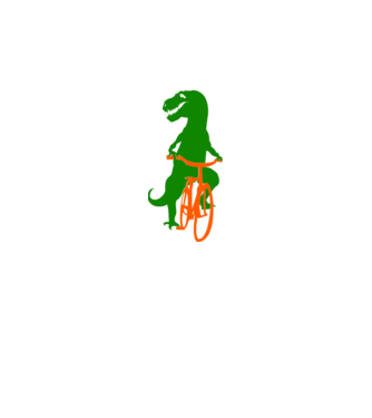 trex bike minta fehér pólón