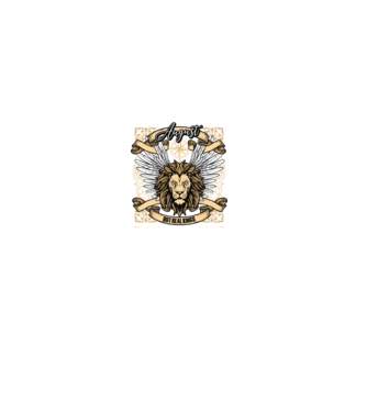 KINGS ARE BORN 1995 - AUGUSZTUS minta fekete pólón
