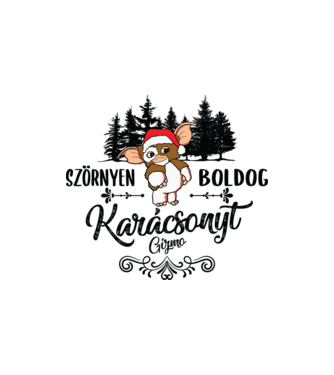 Gizmo Karácsony minta homokszín pólón