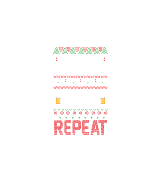 Drink drink repeat minta fehér pólón