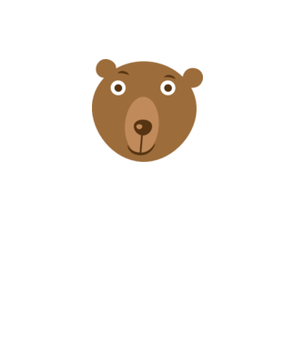 bear minta fehér pólón