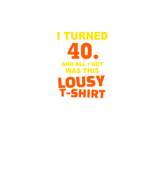 Lousy T-shirt 40 minta fekete pólón