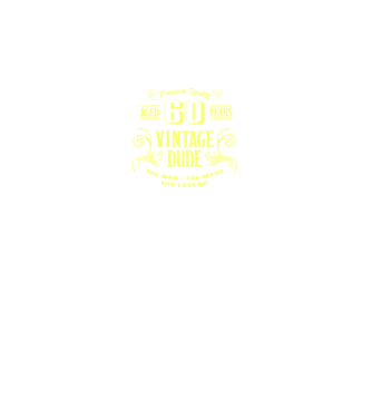 Vintage Dude - 60 minta piros pólón