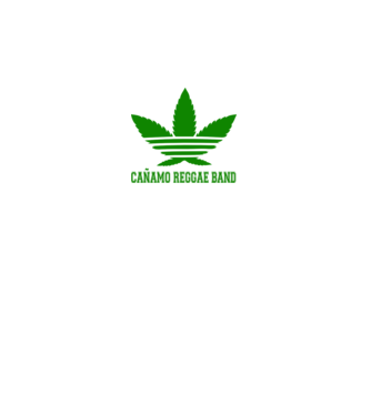 Marijuana adidas reggae band minta fehér pólón