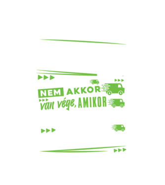 Hivatásos futár minta fehér pólón
